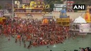 Kumbh Mela 2021: Thousands Take Dip in Ganga on Shahi Snan Amid Rising COVID-19 Cases