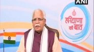 India News | Everyone Above 18 to Be Vaccinated Free at Govt Hospitals in Haryana: Khattar