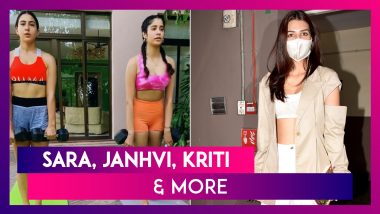 Sara Ali Khan & Janhvi Kapoor Workout Together To Get The Golden Glow; Kriti Sanon Nails The Airport Look