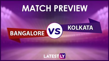 RCB vs KKR Preview: Likely Playing XIs, Key Battles, Head to Head and Other Things You Need To Know About VIVO IPL 2021 Match 10