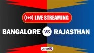 RCB vs RR, IPL 2021 Live Cricket Streaming: Watch Free Telecast of Royal Challengers Bangalore vs Rajasthan Royals on Star Sports and Disney+Hotstar Online