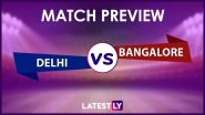 DC vs RCB Preview: Likely Playing XIs, Key Battles, Head to Head and Other Things You Need To Know About VIVO IPL 2021 Match 22