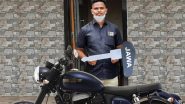 Mayur Shelke, Railway Pointsman, Who Saved a Kid&rsquo;s Life at Maharashtra&rsquo;s Vangani Railway Station, Receives Mahindra Jawa Bike as a Gift for His Act of Bravery
