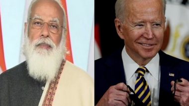 PM Narendra Modi Thanks US President Joe Biden Over Phone After United States Extends Help to Fight COVID-19 Pandemic