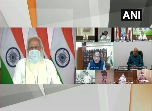 PM Narendra Modi Holds Meeting with Chief Ministers of High COVID-19 Burden States