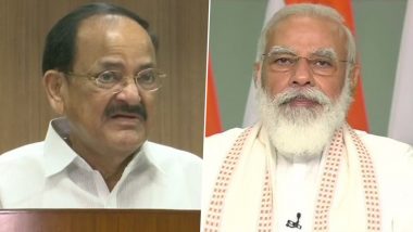 PM Narendra Modi And Vice President M Venkaiah Naidu to Hold Virtual Meeting With Governors of All States to Discuss 'COVID-19 and Vaccination', Say Reports