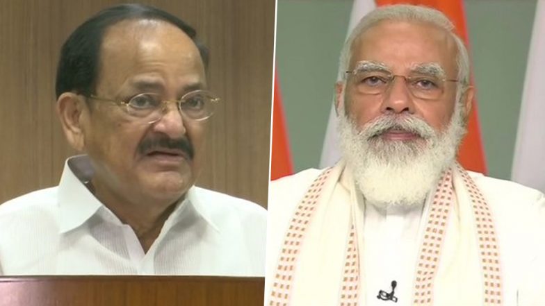 PM Narendra Modi And Vice President M Venkaiah Naidu to Hold Virtual Meeting With Governors of All States to Discuss 'COVID-19 and Vaccination', Say Reports