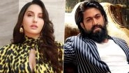 KGF Chapter 2: Nora Fatehi To Go the &lsquo;Mehbooba&rsquo; Way in This Yash-Starrer &ndash; Reports
