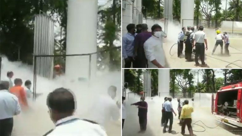 Nashik Oxygen Gas Leak: Death Toll Rises To 22 Due to Leakage From Oxygen Tanker Outside Dr Zakir Hussain Hospital