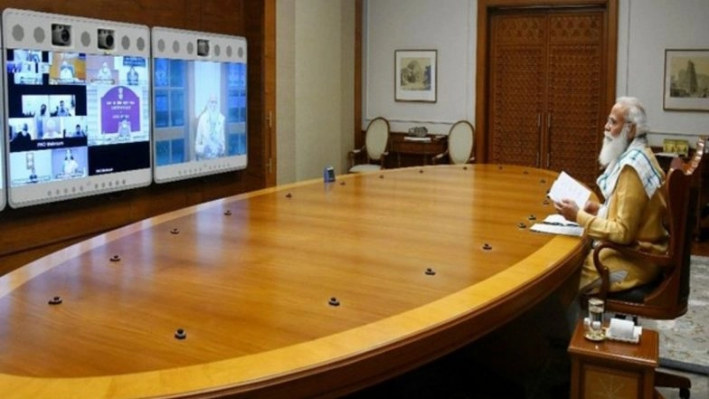 PM Narendra Modi Chairs Meeting on COVID-19, Calls for Ramping Up Vaccine Production, Availability of Hospital Beds