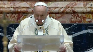 Easter 2021: Pope Francis Celebrates Easter Sunday Mass in St Peter’s Basilica, and Gives Traditional Urbi et Orbi Blessing