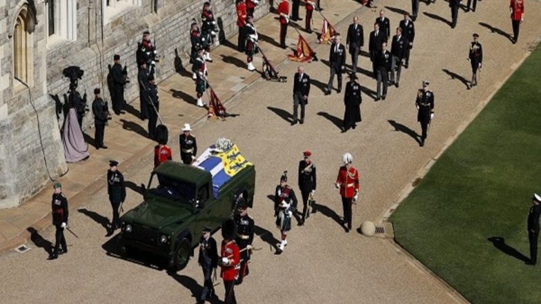 Britain Observes One Minute of Silence to Honor Prince Philip as Funeral Begins with Royal Procession