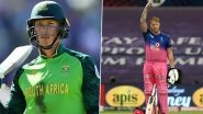IPL 2021: Rassie van der Dussen Likely to Join Rajasthan Royals as Ben Stokes&rsquo; Replacements
