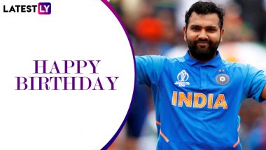 Rohit Sharma Birthday Wishes: Suresh Raina, Yuzvendra Chahal, Mumbai Indians and Others Greet the Hitman As He Turns 34