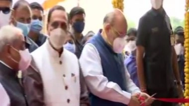 India News | COVID-19: Amit Shah Inaugurates Oxygen Plant in Gujarat's Gandhinagar