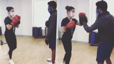 Sunny Leone Explains How Tough It Was Doing Boxing Workout Wearing a Mask, Says ‘Safety Over Comfort Is a Must’