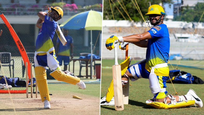 Suresh Raina Focused in Training Ahead of CSK vs RCB Match in IPL 2021