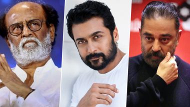 Tamil Nadu Elections 2021: Rajinikanth, Kamal Haasan, Suriya and Others Come Down to the Polling Booth to Cast Their Vote