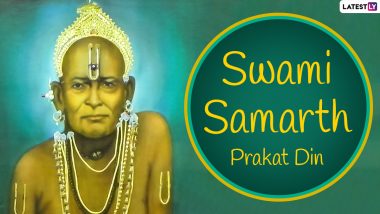 Swami Samarth Prakat Din 2021 Images, Greetings & Wishes: Netizens Celebrate the Day of Swami of Akkalkot via Messages, Wallpapers & Telegram Quotes