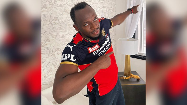 Usain Bolt Dons RCB Jersey, Sends Message to Virat Kohli, AB de Villiers Ahead of IPL 2021 (See Post)