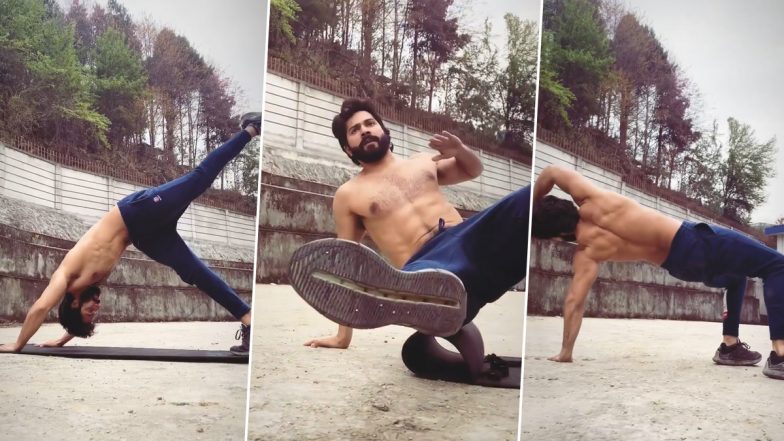 Varun Dhawan Posts New Workout Video, Flaunts His Chiselled Physique – WATCH