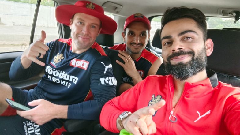 Virat Kohli, AB de Villiers and Harshal Patel ‘Chill’ Post RCB Training Session