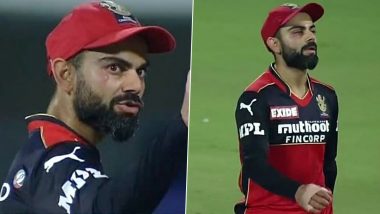 IPL 2021: Virat Kohli Smashed on Face After Dropping Krunal Pandya During MI vs RCB Season Opener, Survives Injury Scare (Watch Video)