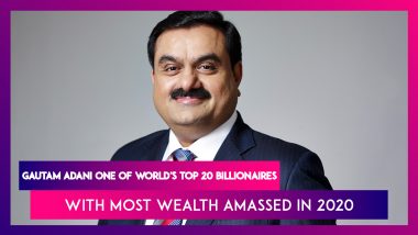 Gautam Adani Is One Of World's Top 20 Billionaires, With Most Wealth Amassed In 2020