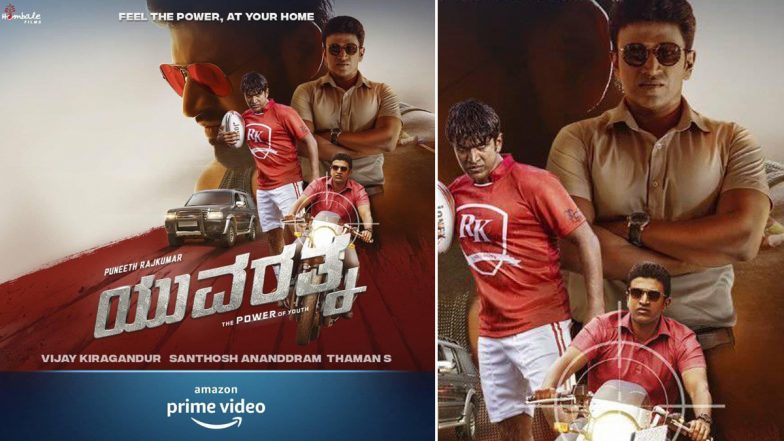 Yuvarathnaa: Puneeth Rajkumar Starrer to Premiere on Amazon Prime Video on April 9, Eight Days After Its Release in Theatres (Read Statement)