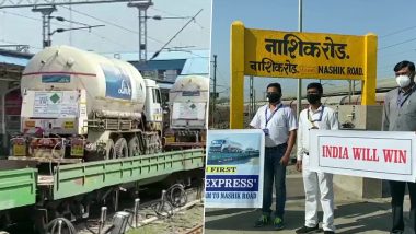 Oxygen Expresses Arrive at Nashik & Lucknow With Liquid Medical Oxygen (LMO) for Maharashtra and UP Respectively