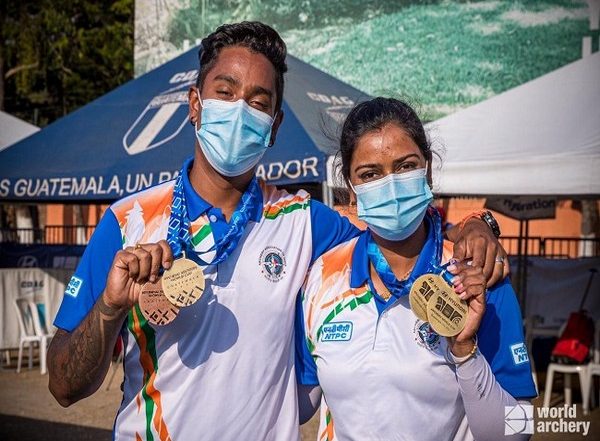 Archery World Cup 2021: Indian Archers Atanu Das and Deepika Kumari Win Gold