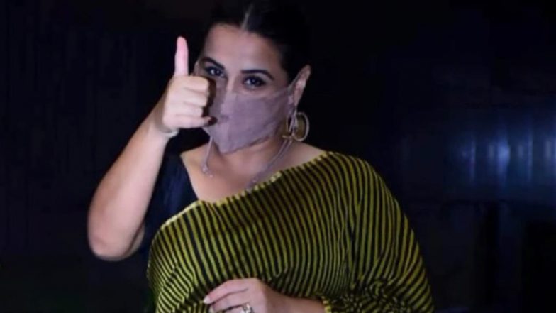 Vidya Balan Urges Fans To Wear Masks Amid COVID-19 Pandemic, Says the ’Mask’erade Is Not Over Yet (View Post)