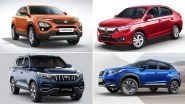 Discounts of Up to Rs 3.06 Lakh on Honda Amaze, Tata Harrier, Mahindra Alturas G4 & Nissan Kicks This Month