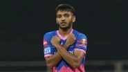 Rajasthan Royals Praises Chetan Sakariya After Scalping MS Dhoni's Wicket During CSK vs RR, IPL 2021 (Check Reaction)&nbsp;