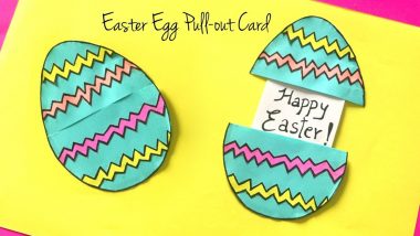 Easter 2021 Wishes: How to Make DIY Easter Sunday Greetings Card? Easy Ways to Make Personalised Cards at Home (Watch Video)