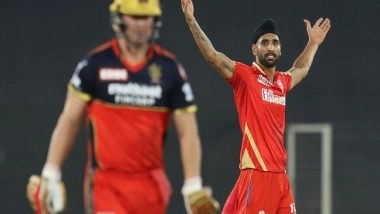 Sports News | IPL 2021: Harpreet, Bishnoi Spin Web as Punjab Kings Defeat RCB by 34 Runs