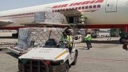 World News | COVID-19: 318 Oxygen Concentrators Arrive at Delhi Airport from US