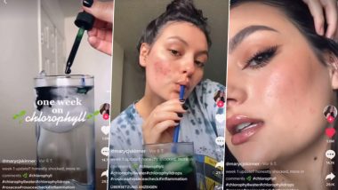 Chlorophyll Water to Reduce Acne Is the Recent Viral Beauty Trend BUT Does It Work? From Health Benefits to Side-Effects, Everything You Should Know Of!
