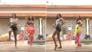 Janhvi Kapoor Takes Up Cardi B&rsquo;s Up Challenge, Actress Dances With Her Trainer Namrata Purohit at Poolside &ndash; WATCH