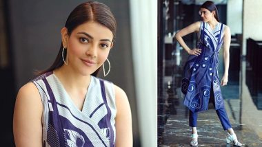 Kajal Aggarwal's Feeling all the 'Blues' and the Right Ones That Too (View Pics)