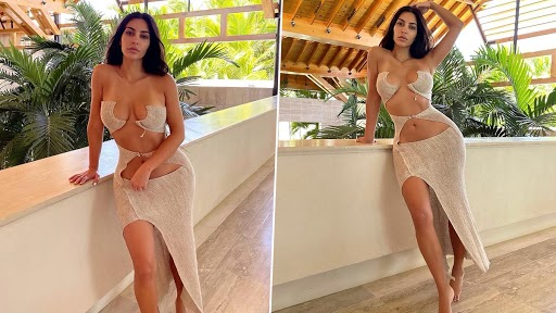 Kim Kardashian's Custom Curve-Hugging Outfit Is 'Not For You to Understand,' Her Latest Insta Pics Are So Refreshing