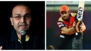 Virender Sehwag Takes a Sly Dig at Manish Pandey After SRH&rsquo;s 10-Run Loss Against KKR in IPL 2021
