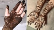 Gudi Padwa & Ugadi 2021 Latest Mehendi Designs: Arabic, Indian, Rajasthani & Floral Trail Mehandi Patterns to Celebrate New Year (Watch Videos)