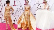 Oscars 2021 Bring Back Red Carpet Glamour With Andra Day, Carey Mulligan and Maria Bakalova Slaying in Whites and Gold