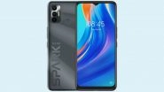 Tecno Spark 7 With Dual Rear Cameras & MediaTek Helio A20 SoC Launched in India, First Online Sale on April 16, 2021