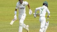 Sports News | SL Vs Ban, 1st Test: Najmul's Maiden Ton Puts Visitors in Driver's Seat