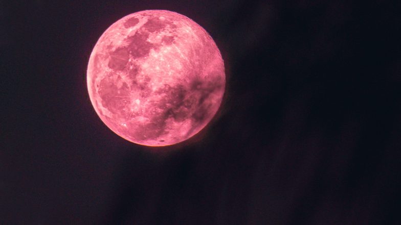 Super Pink Moon 2021 Date and Time: How to Watch April Full Moon? All You Need to Know About the Celestial Event