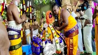 India News | Kalyanotsavam of Lord Ram Takes Place in Bhadrachalam Without Devotees