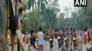 India News | COVID-19: Thrissur Pooram Celebrations Held in Kerala Without People's Participation