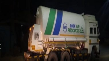 India News | COVID-19: Two Oxygen Tankers Reach Rajasthan's Jodhpur